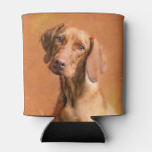 Ungarisch Vizsla Dog Kunstmalerei Dosenkühler (Rückseite)