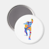 Ungarisch Vizsla Dog Magnet (Vorderseite/Rückseite)