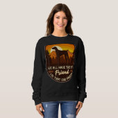 Ungarisch Vizsla Dog Retro 5 Sweatshirt (Vorne ganz)