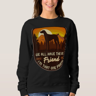 Ungarisch Vizsla Dog Retro 5 Sweatshirt