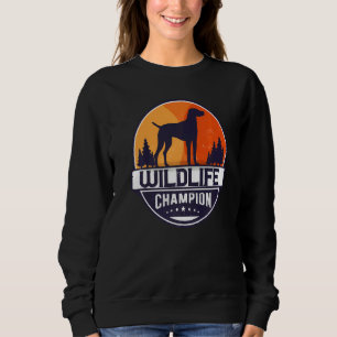 Ungarisch Vizsla Dog Retro Sweatshirt