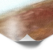 Ungarisch Vizsla, Jagd auf Enten im Winter Fotodruck (Ecke)