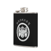 ungarische Alkoholflasche Flachmann (Links)