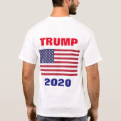 UNGARISCHE AMERIKANER FÜR TRUMP! T-Shirt (Rückseite)
