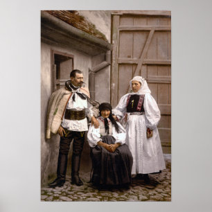 ungarische Bauern Poster