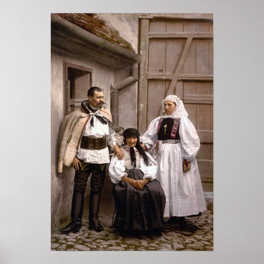 ungarische Bauern Poster (Vorne)