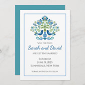 Ungarische Blauvögel Save The Date (Vorne/Hinten)