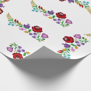 Ungarische Blume Design-Geschenk-Wrap Geschenkpapier