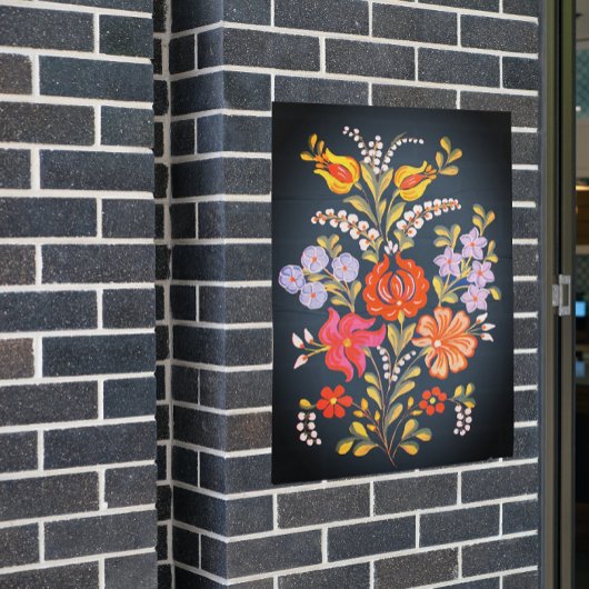 Ungarische Blume in lebhaften Farbplakaten Poster