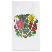 Ungarische Blume Kleine Geschenktüte (Rückseite)