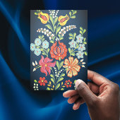 Ungarische Blume Postkarte