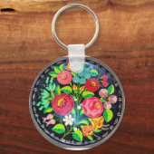 Ungarische Blume Schlüsselanhänger (Vorderseite)