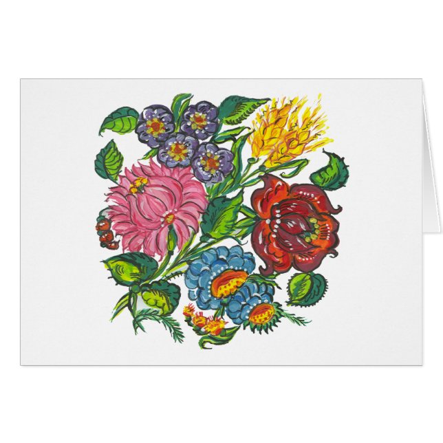 ungarische Blumen (Vorderseite (Horizontal))