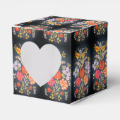 Ungarische Blumen -lebendige Farben Geschenkschachtel (Vorderseite)