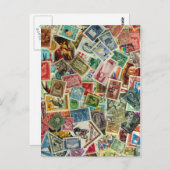 Ungarische Briefmarke Postkarte (Vorne/Hinten)