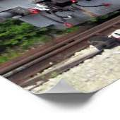 Ungarische Diesel-Lokomotive M62 Poster (Ecke)