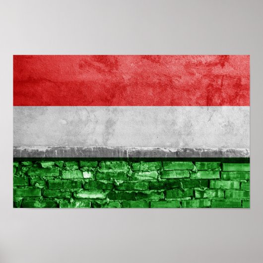 Ungarische Fahne Poster (Vorne)