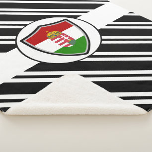 Ungarische Fahnenwappen Sherpadecke