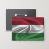 Ungarische Flag-Taste Button (Vorderseite/Rückseite)
