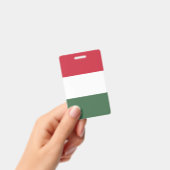 Ungarische Flagge Ausweis (Handheld)