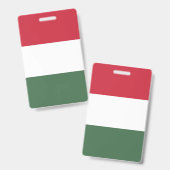 Ungarische Flagge Ausweis (Vorder- & Rückseite)