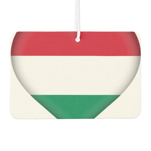 Ungarische Flagge Autolufterfrischer (Vorderseite)