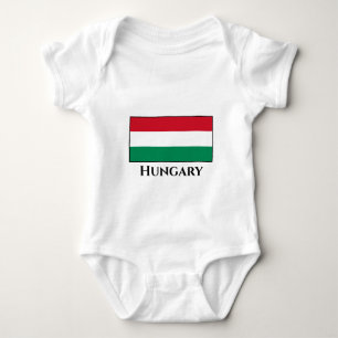 Ungarische Flagge Baby Strampler