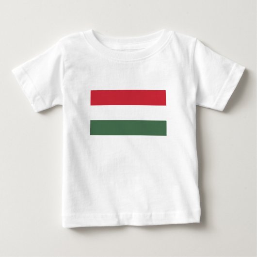 Ungarische Flagge Baby T-shirt (Vorderseite)