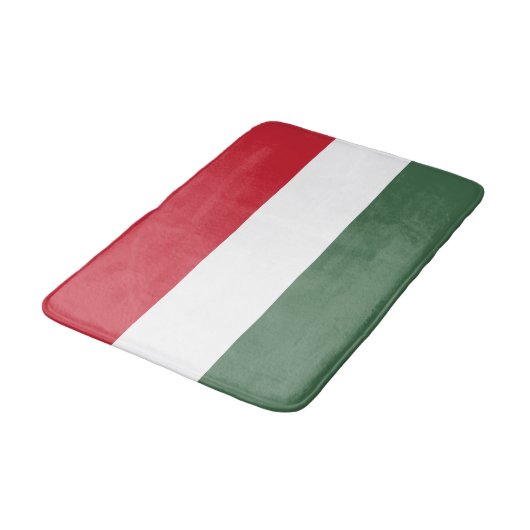 Ungarische Flagge Badematte (Schrägansicht)