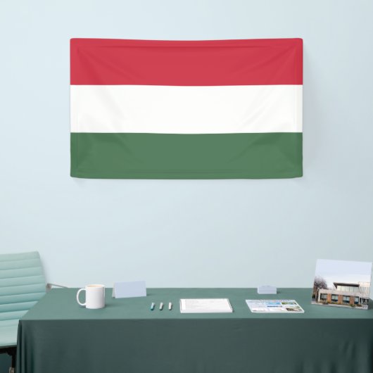 Ungarische Flagge Banner (Messeveranstaltung)