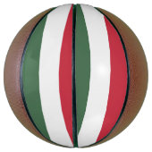 Ungarische Flagge Basketball (Vertikal)