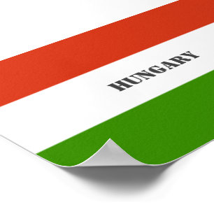 Ungarische Flagge, Budapest Poster