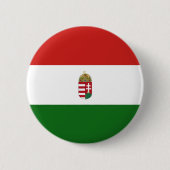 Ungarische Flagge Button (Vorderseite)