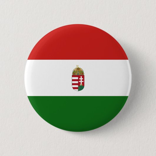 Ungarische Flagge Button (Vorderseite)