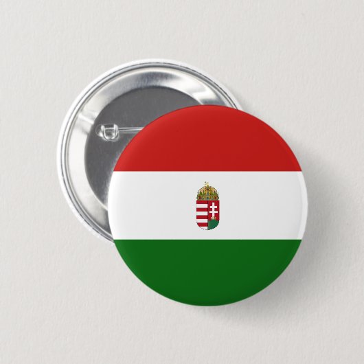 Ungarische Flagge Button (Vorne & Hinten)
