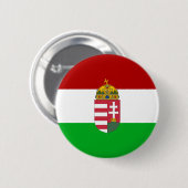 ungarische Flagge Button (Vorne & Hinten)