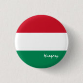 Ungarische Flagge Button (Vorderseite)