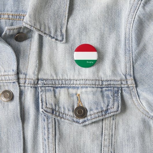 Ungarische Flagge Button (Beispiel)