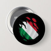 Ungarische Flagge Button (Vorne & Hinten)
