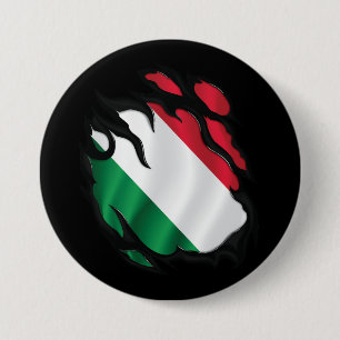 Ungarische Flagge Button