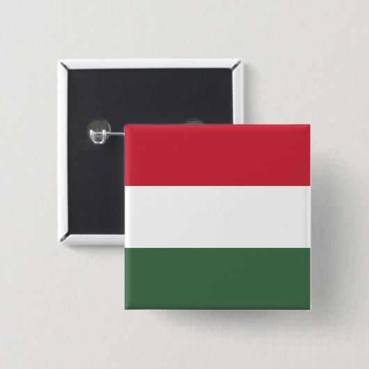 Ungarische Flagge Button (Vorne & Hinten)
