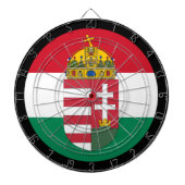 Ungarische Flagge Dartboard & dartboard / Spielbre Dartscheibe (vorne)