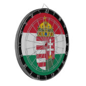 Ungarische Flagge Dartboard & dartboard / Spielbre Dartscheibe (Vorderseite Links)