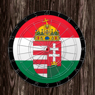 Ungarische Flagge Dartboard & dartboard / Spielbre Dartscheibe
