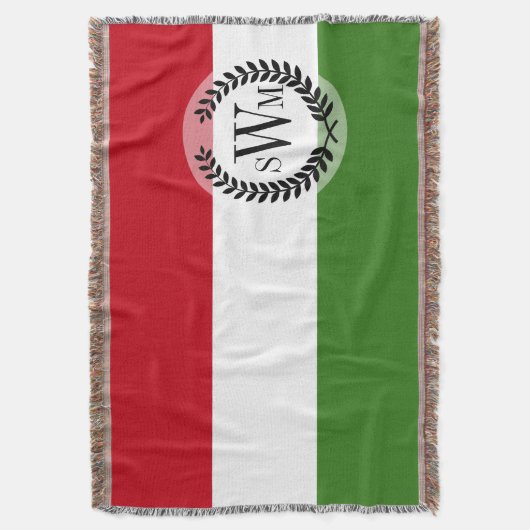 Ungarische Flagge Decke (Vorderseite Vertikal)