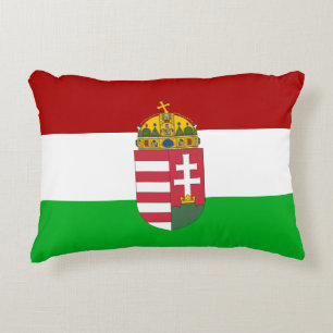 Ungarische Flagge Dekokissen