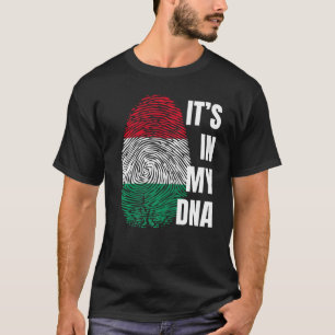 Ungarische Flagge Dna Fingerprint Ungarn T-Shirt