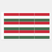 Ungarische Flagge Etiketten (Blatt)