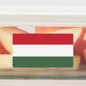 Ungarische Flagge Etiketten (Befestigt)