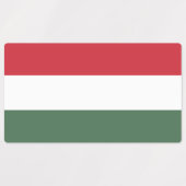 Ungarische Flagge Etiketten (Design 1)